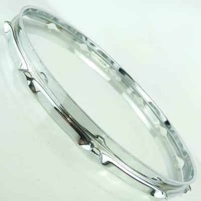 Ludwig 15"80s 12-Lug 1.6mm Batter Marching Snare Drum Rim/Hoop Triple Flange USA image 1