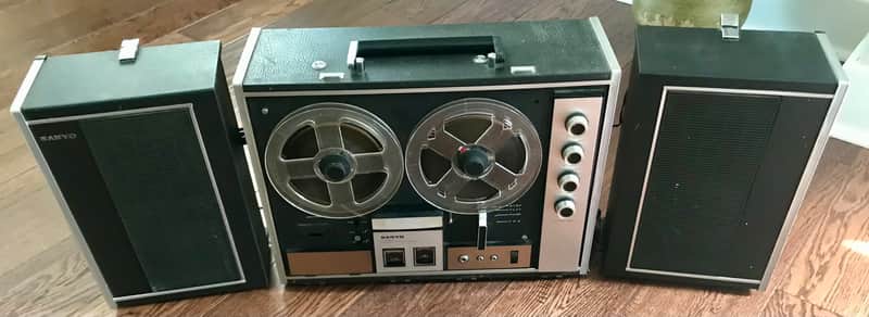 Sanyo MR-939 4-Track Stereo Reel to Reel 1/4' Tape Recorder 1968