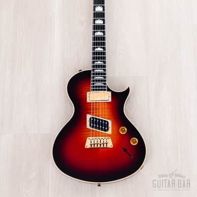 1998 Gibson Nighthawk Custom CST-2 Fireburst Flame Top, Near-Mint w/ Case & Tags, Yamano image 2