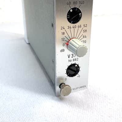 TAB TELEFUNKEN V376 Mic Pre, V76 successor, discrete design, fully recapped, great condition, XLR socket box, full plug and play image 2