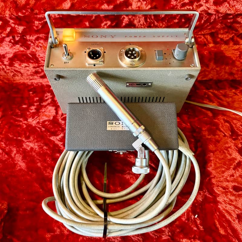 Sony C-17b tube microphone c 1960 - SDC original vintage Japan c-17 c-37a image 1