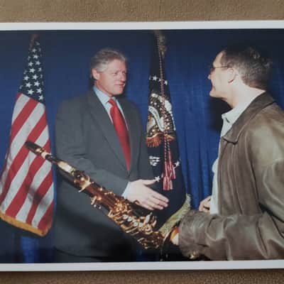 SELMER MARK VI TENOR SAXOPHONE   BILL CLINTON AUTOGHAPH image 25