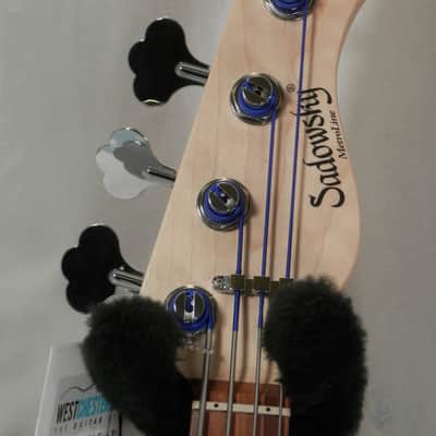 Sadowsky MetroLine 21 Fret Vintage P/J Candy Apple Red Metallic High Polish Alder Body with image 9