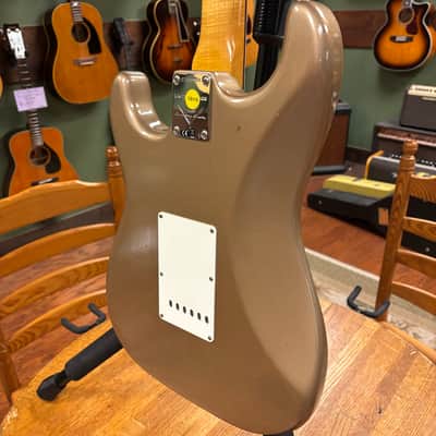 2017 Fender Custom Shop NAMM LTD Vintage Custom '59 Stratocaster Reissue Relic Faded/Aged Shoreline Gold image 13