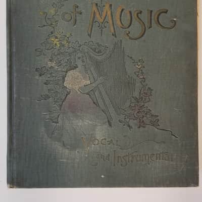 Unknown Antique Music Book, "Pearls Of Music", 1895, Vocal And Instrumental image 1