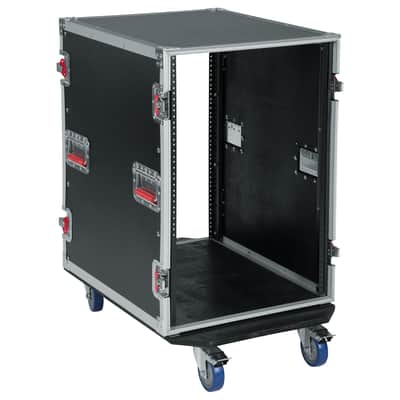 B-Stock Gator Cases G-TOUR Series Deep Audio Road Rack with Heavy-Duty Casters and Tour Grade Hardware, 24" Rackable Depth, 16U (G-TOUR 16U CAST) image 9