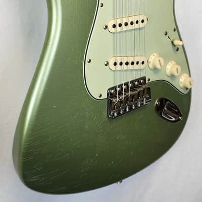 Fender Custom Shop 1959 Stratocaster Journeyman Relic, Time Machine Series, AAA Rosewood FB, Sage Green Metallic image 7