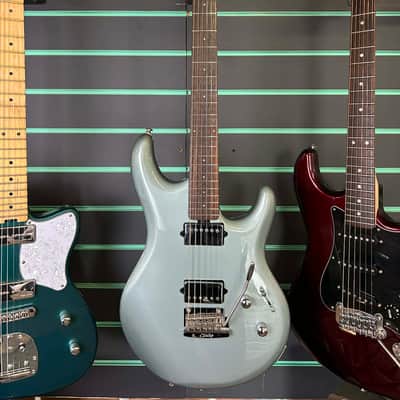 Sterling by Music Man LK100D Luke Blue Electric Guitar image 2