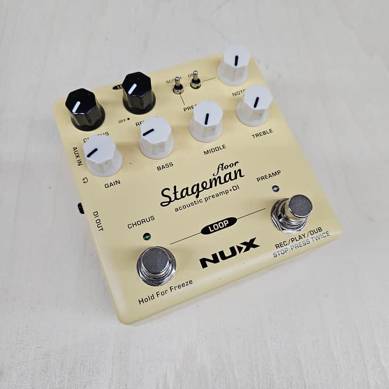 NuX NAP-5 Stageman Floor Deluxe Acoustic Preamp / DI | Reverb
