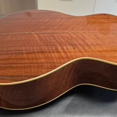 Taylor W-14 PRESENTATION SERIES 1 of 1 USA 1998 FLAME WALNUT KUJO Custom Shop Masterbuilt Acoustic Guitar W14 K14 K Master Built GA Grand Auditorium TIME CAPSULE CASE QUEEN RARE! RARE! RARE! image 18