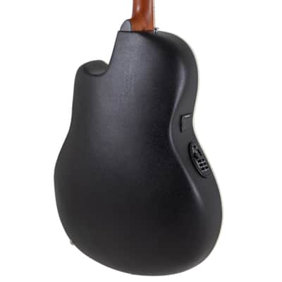 Ovation CS24 Celebrity Series Traditional Mid-Depth Acoustic-Electric Guitar Natural image 12