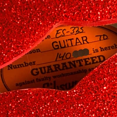 2024 Gibson ES-335 Custom Shop 1964 Reissue Semi-Hollow Dealer Select ~ Patriot Sparkle image 10
