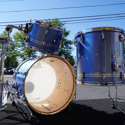 Pearl Masters Maple Complete MCT Series Chrome Contrail Lqr. 3pc Maple Shell Pack | (12, 16, 20") image 4