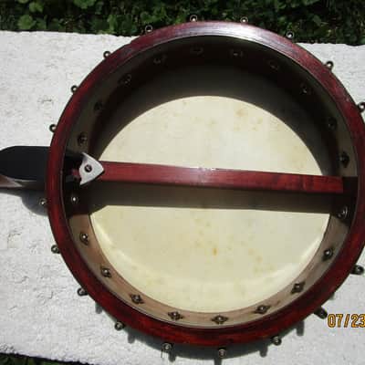 Vega Tenor Banjo, 1920's, Groton, Ct., 11" Head, Tone Ring, 18 Frets, Interesting image 8