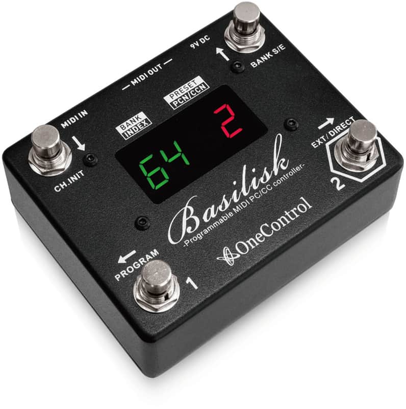 One Control Basilisk Programmable MIDI Controller Footswitch image 1