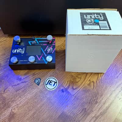 JET Pedals Unity 6 MIDI Controller & Loop Switcher – Limited Edition Black / Blue-Pink image 2