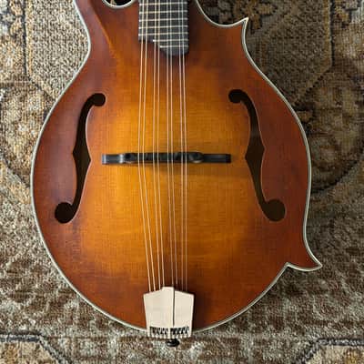 Eastman MD315-A-WN-AB, Adirondack, F-Style, Wide Neck Mandolin In Amberburst W/ Gig Bag & Free Pro Setup image 2