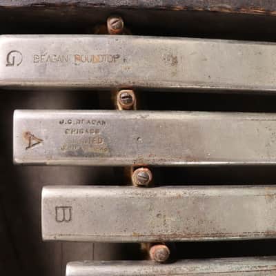Deagan Roundtop Orchestra Bells Set Vintage 1920's image 2