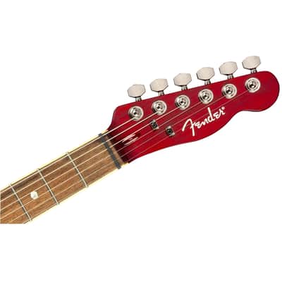 Fender Special Edition Custom Telecaster Flame Maple Top w/ Seymour Duncan Humbuckers - Crimson Red Transparent image 6