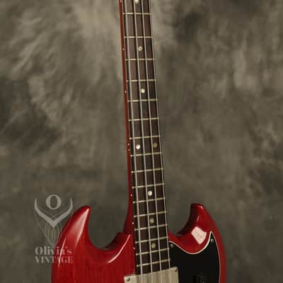 all original 1964 Gibson EB-0 Bass Cherry image 12