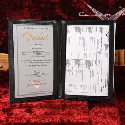 Fender Custom Shop 1952 Telecaster "Chicago Special" Heavy Relic Super Aged Blue Sparkle w/Gold Anodized Pickguard (Serial #R124568) image 10