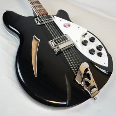 Rickenbacker 360 Jetglo 12-String Semi-Hollow Guitar, Stereo, HSC image 9