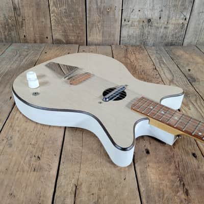 The Cleanest Danelectro Convertible 1960s W/ Modern Hard Case - Natural image 10