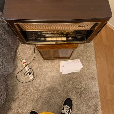 Telefunken Opus 7 1956-1957 - dark walnut veneer image 2