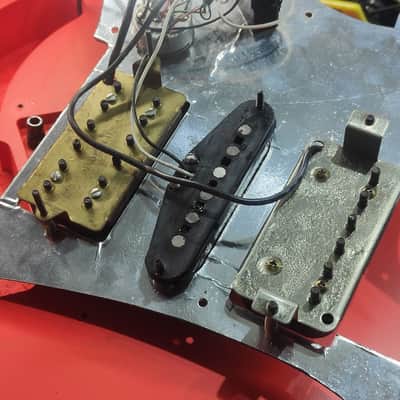 1980's Ibanez Japan RG-575 Reverse Headstock Superstrat (Five Alarm Red) image 16