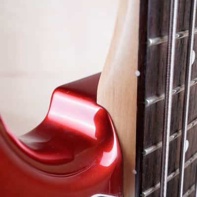 FGN JJB-5R J-Standard MIJ 2009 Candy Apple Red Fujigen Made in Japan w/ Bag image 17