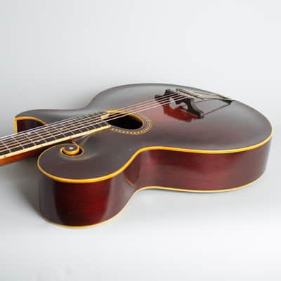 Gibson  Style O Artist Arch Top Acoustic Guitar,  c. 1919, original black hard shell case. image 7