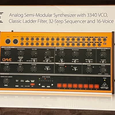 Behringer Crave Analog Semi-Modular Synthesizer 2019 - Present - Orange image 3