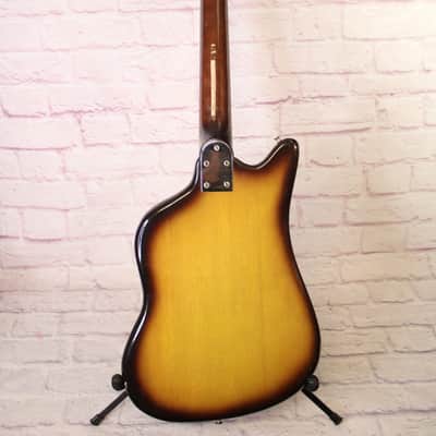 Vintage 1960's Teisco SS-4L Zimgar - 4 Gold Foil Ry Cooder Pickups /  Clean ! image 7