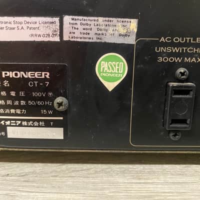 Pioneer CT-7 servised imagen 10