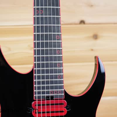 Schecter Sunset-7 Red Dawn - Gloss Black image 3