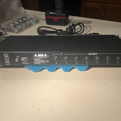 SM Pro Audio PR8 8 Ch Microphone Pre Amp with IEC power cable and rack mount bolts & washers. image 5