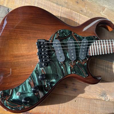 Rick Turner Guitars Electroline - Walnut Top with Scott Walker Buffer Booster & Kirinite Pickguard and Plates image 11