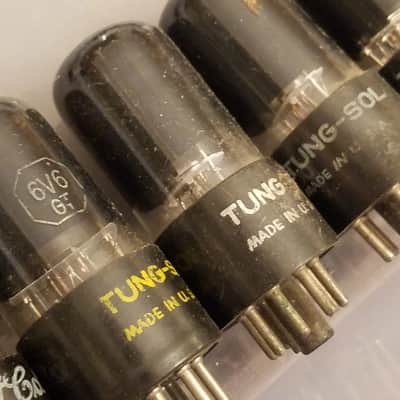 Sylvania etc. ONE (1) 6V6GT Beam Power tNOS AT1000 TESTED Vacuum Tubes greyglass 6V6 Audio 1943-1958 image 8