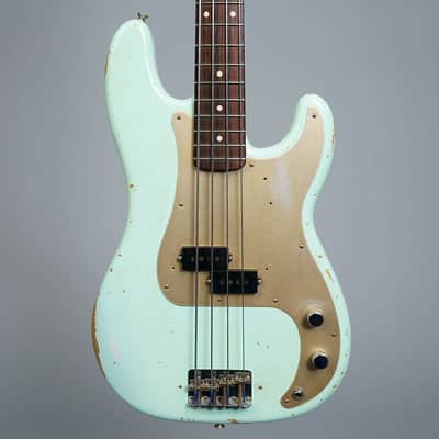 Fender Custom Shop 1962 Precision Bass Relic 2017 - Aged Sea Foam Green image 1