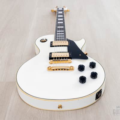 1990 Orville Les Paul Custom LPC-75 Alpine White Gibson-Licensed, Japan Terada image 10