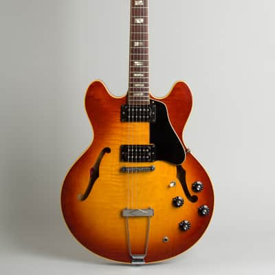 Gibson ES-335TD Semi-Hollow Body Electric Guitar (1972), ser. #745798, original black hard shell case. image 1