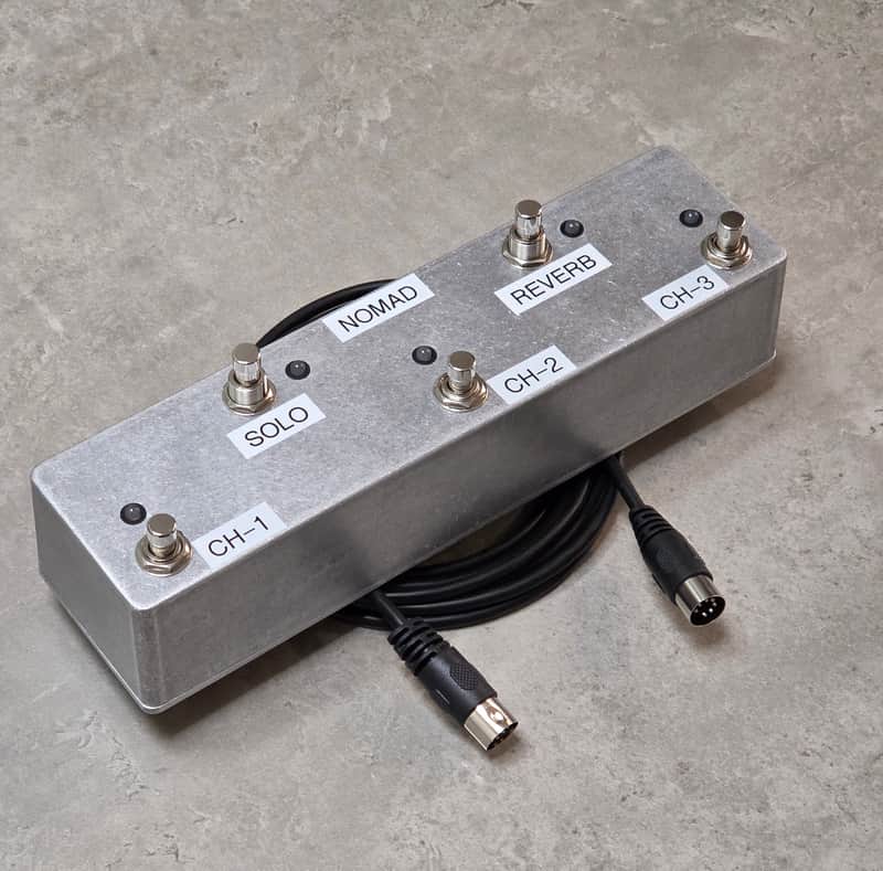 Custom Nomad 45 / 55 Footswitch for Mesa Boogie with 10-Foot cable image 1