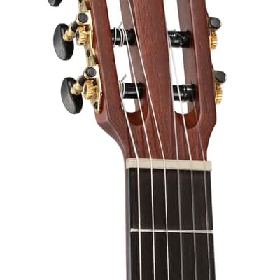 Caballero by MR CA-MM-S Principio Series Stage Solid Mahogany Top Okoume Neck 4/4 Size Flamenco Cutaway 6-String Nylon Classical Acoustic-Electric Guitar image 8