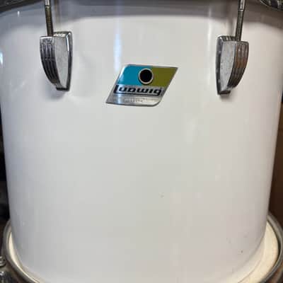 Ludwig 1970’s White Cortex 10-12-13-14-15-16 Concert Tom’s image 12