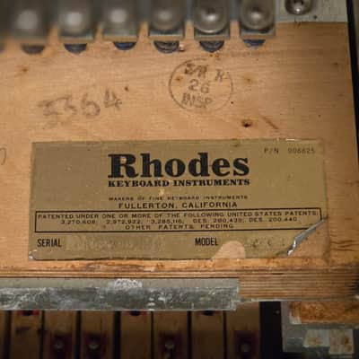 Fender Rhodes Mark I Stage 73-Key Electric Piano 1976 image 13