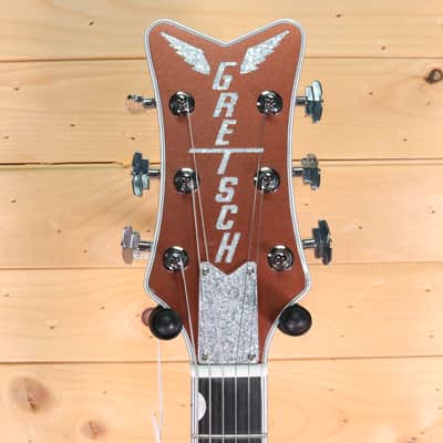 Gretsch G6136T Limited Edition Falcon w/ Bigsby Hollow Body - Two-Tone Copper/Sahara Metallic image 10