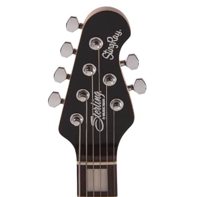 Sterling by Music Man StingRay Baritone Electric Guitar Toluca Lake Blue image 6