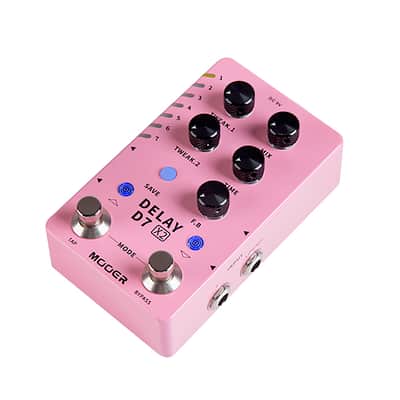 Mooer D7 X2 Delay 14 Stereo Delay Effects + Power Adapter image 3