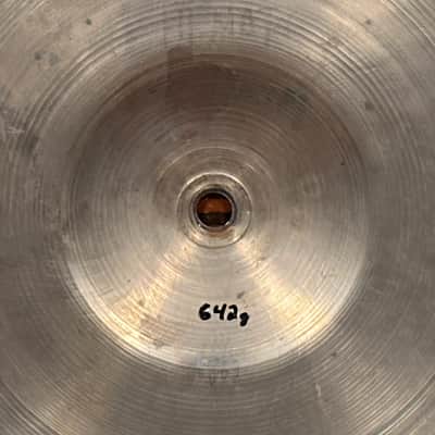 14" Zildjian A 1940s-1950s Trans Stamp THIN Hi-Hat Cymbal Pair 610g/642g *Video Demo* image 13