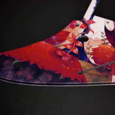 Memories of Dahlia #1 / Ibanez Pickguard / RG350 / JEMJR / Graphic / Stormguitar image 6